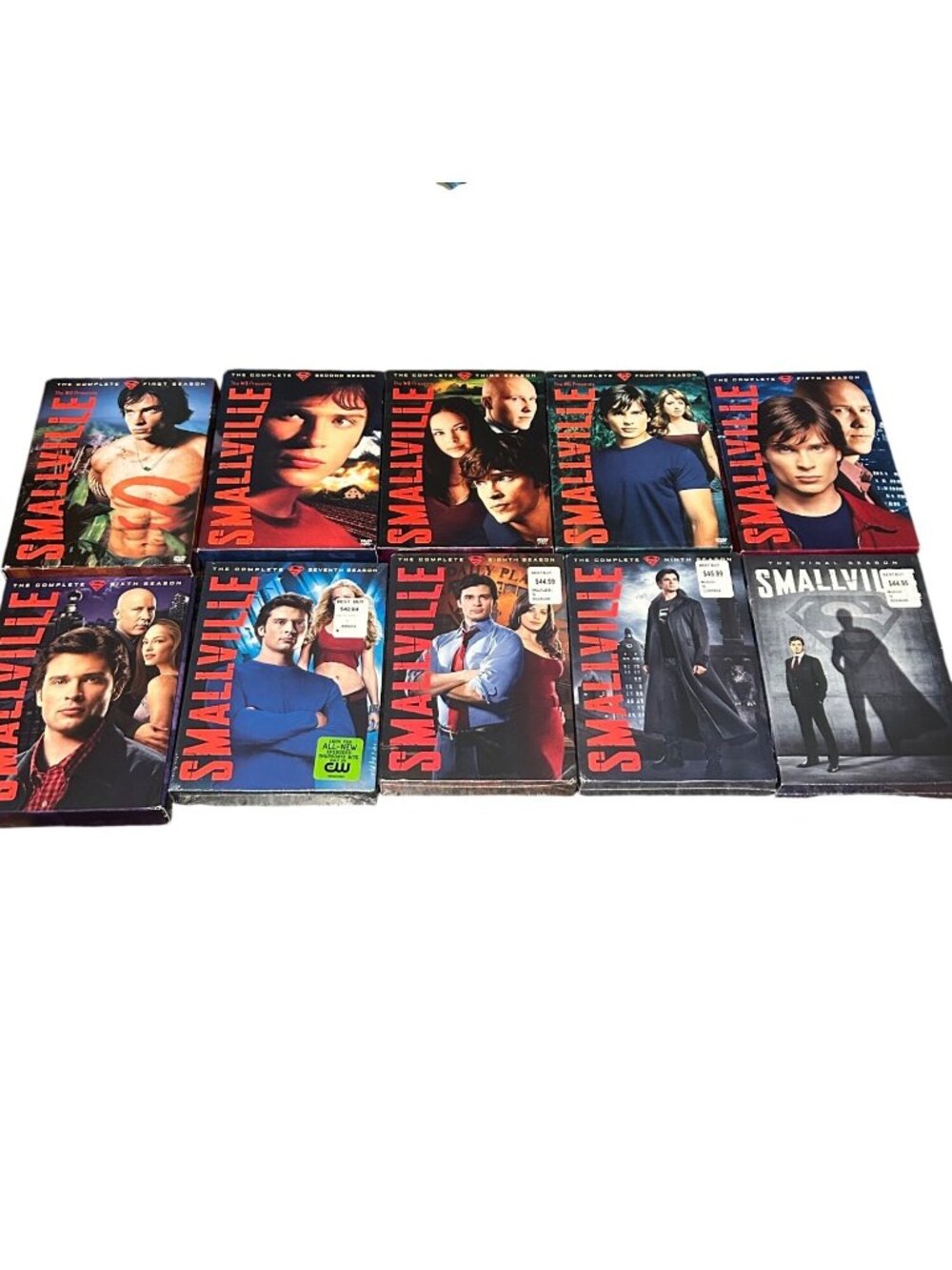 Smallville Complete Series DVD Box Set Seasons 1-10 media tom welling Read
